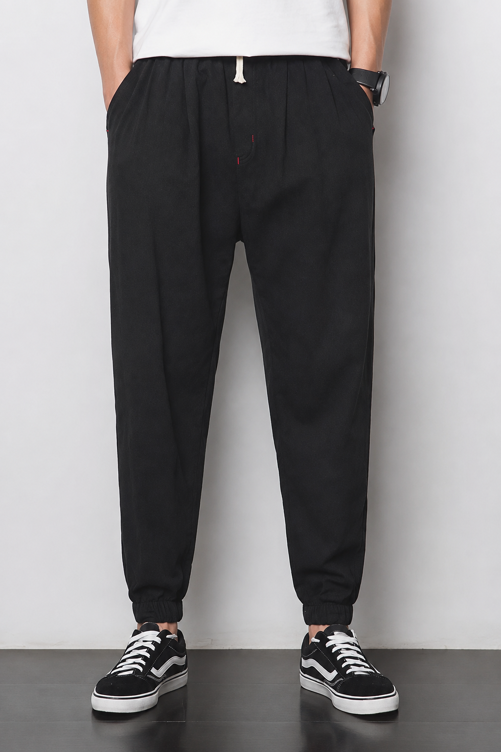 Léon | Pantalon Lantern Homme Coton Lin Été