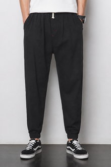 Léon | Pantalon Lantern Homme Coton Lin Été