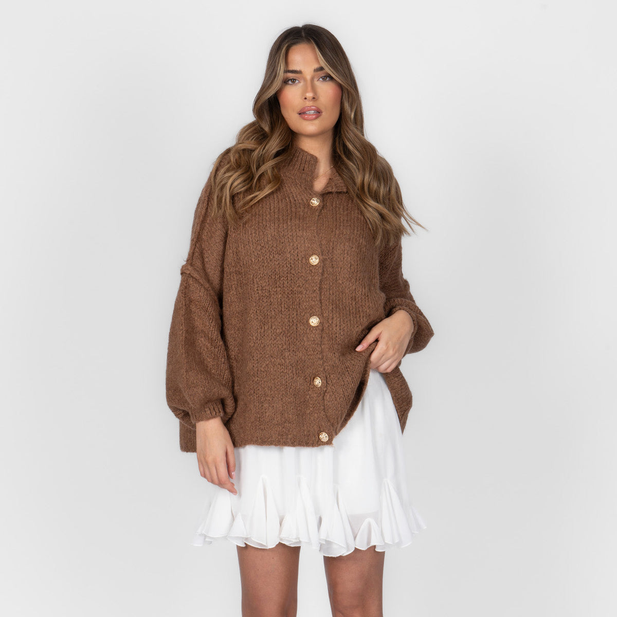 Gilet oversize « CozyGlam »