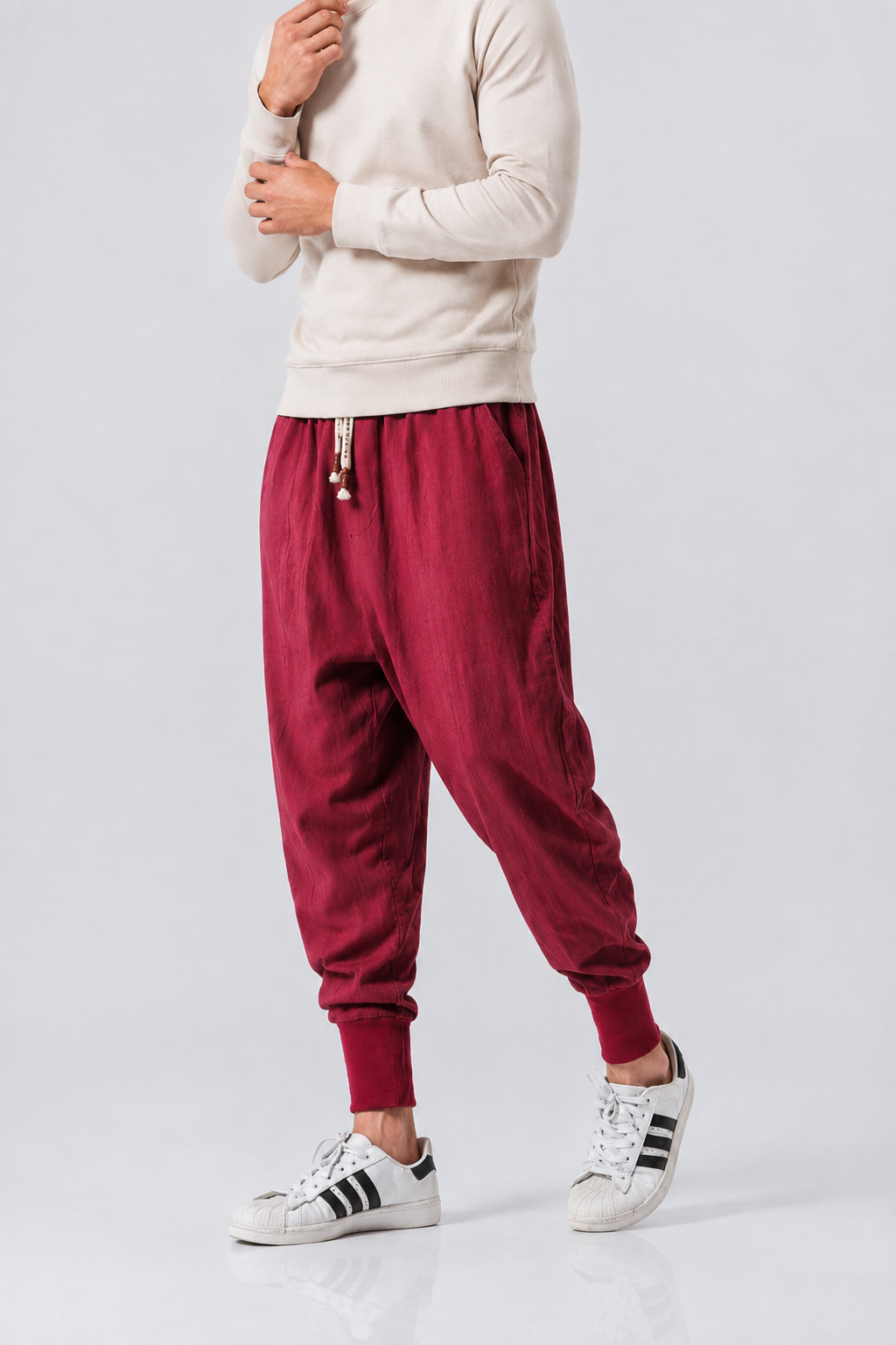 Noé | Pantalon Sarouel Homme Coton Lin