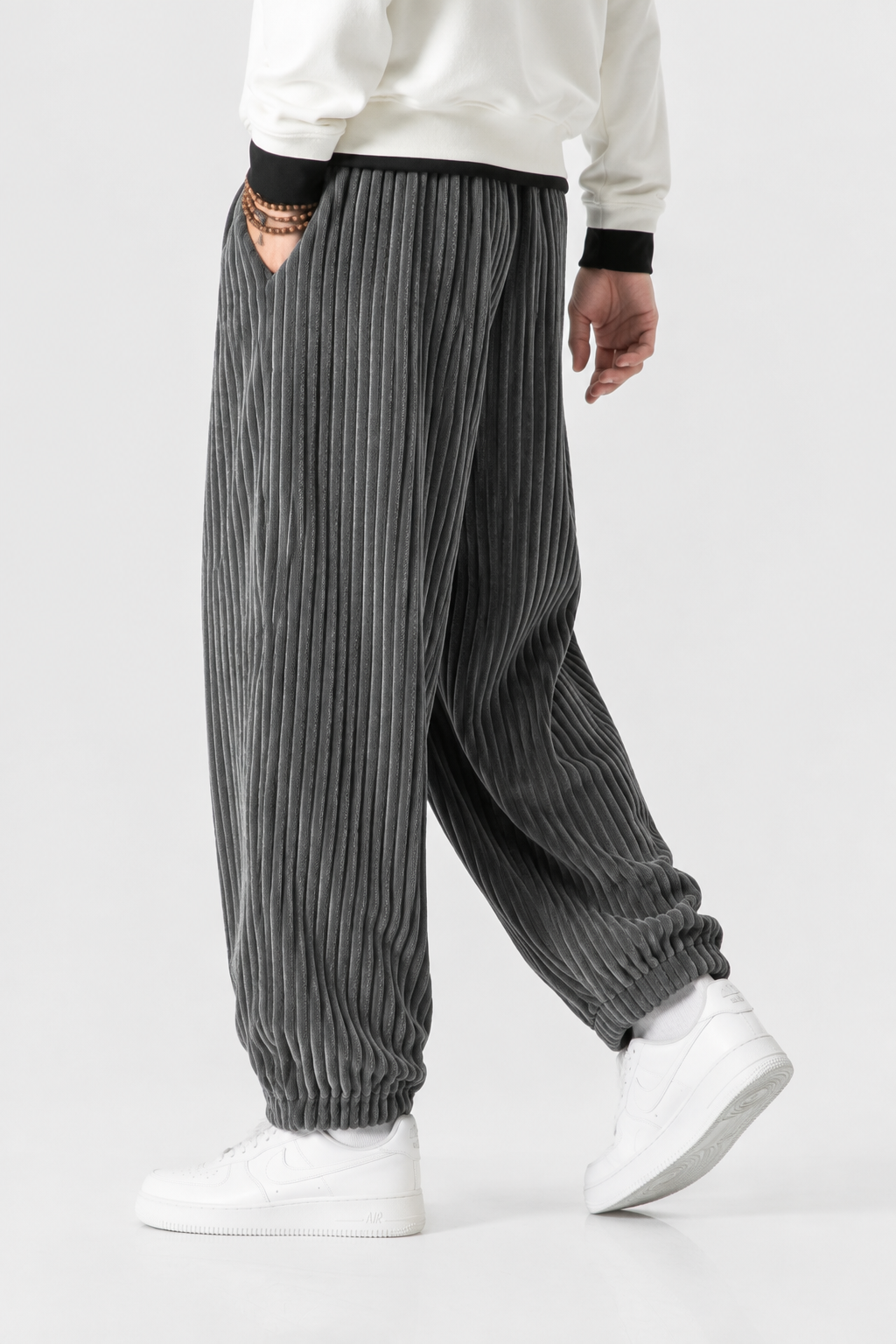 Théo | Pantalon Sarouel Velours Côtelé Homme