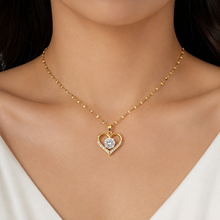 Emma | Collier Cœur Zircon Acier Inoxydable