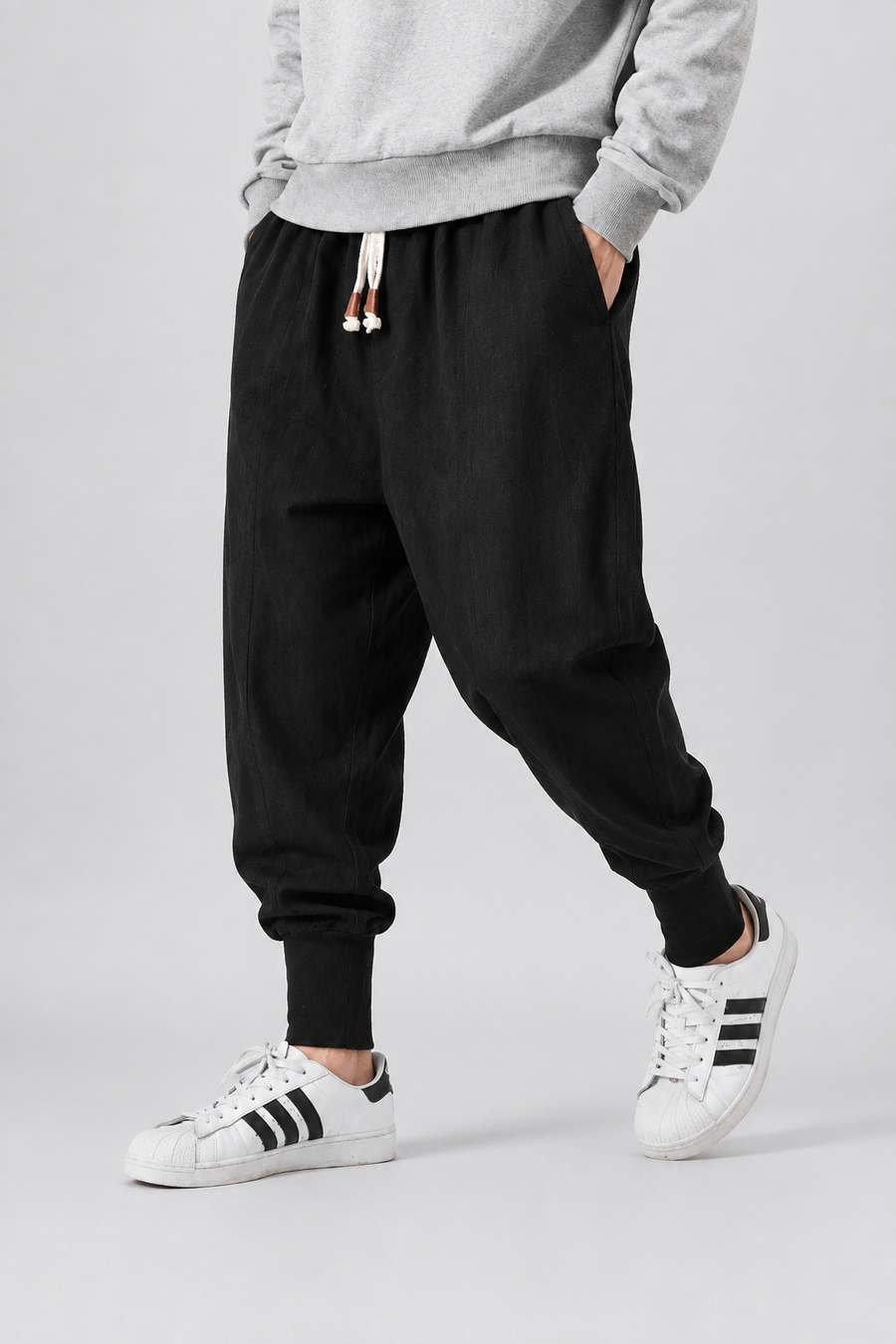 Noé | Pantalon Sarouel Homme Coton Lin
