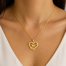 Emma | Collier Cœur Zircon Acier Inoxydable
