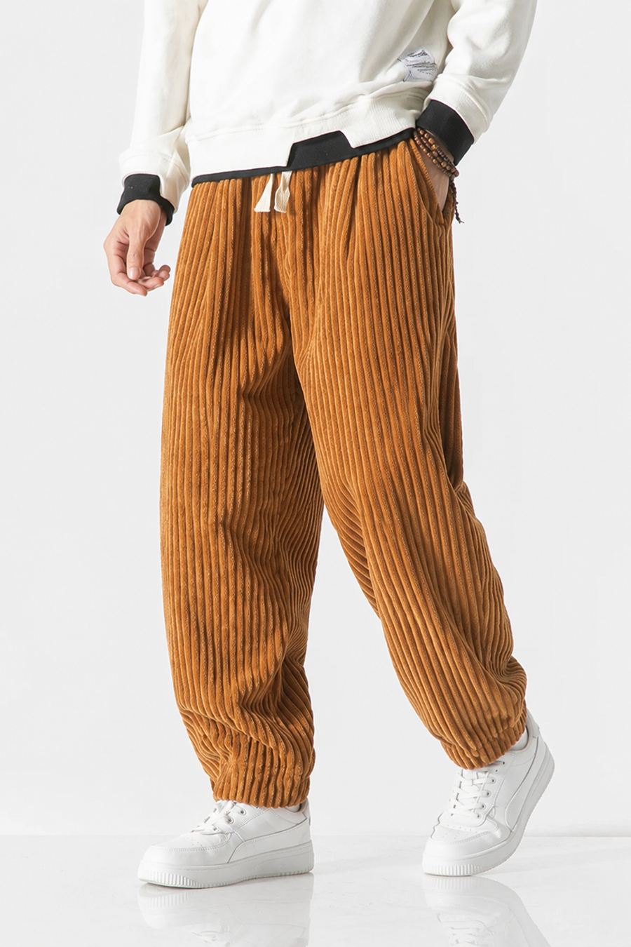 Théo | Pantalon Sarouel Velours Côtelé Homme