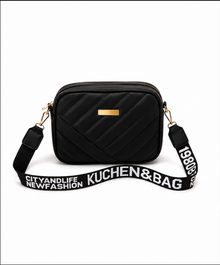 Juliette | Sac Bandoulière Matelassé - Noir