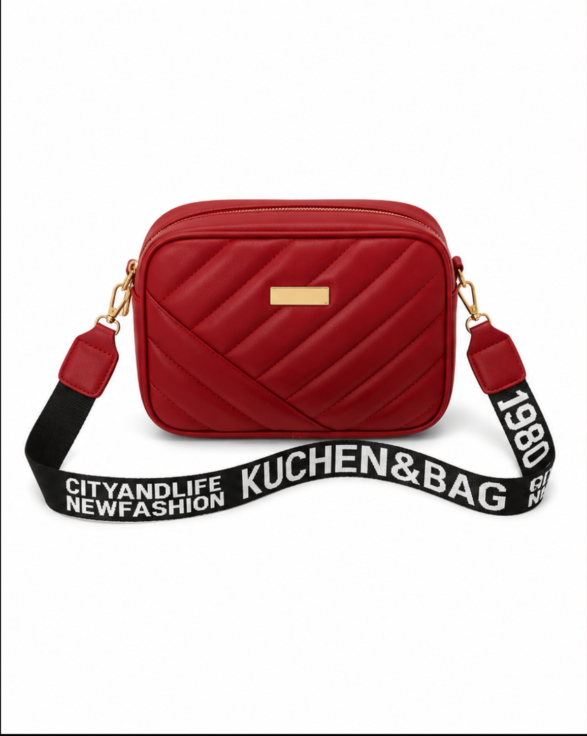 Juliette | Sac Bandoulière Matelassé - Rouge