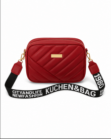 Juliette | Sac Bandoulière Matelassé - Rouge