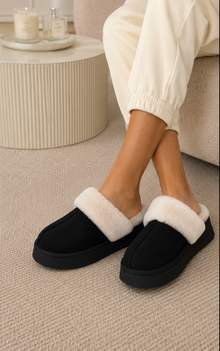 Noémie | Chaussons Fourrure Peau de Mouton