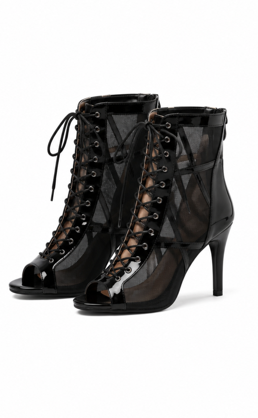 Zélie | Bottines Pointues Effet Vintage