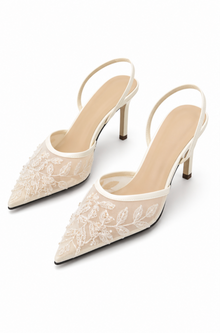 Constance | Escarpins Pointus Dentelle