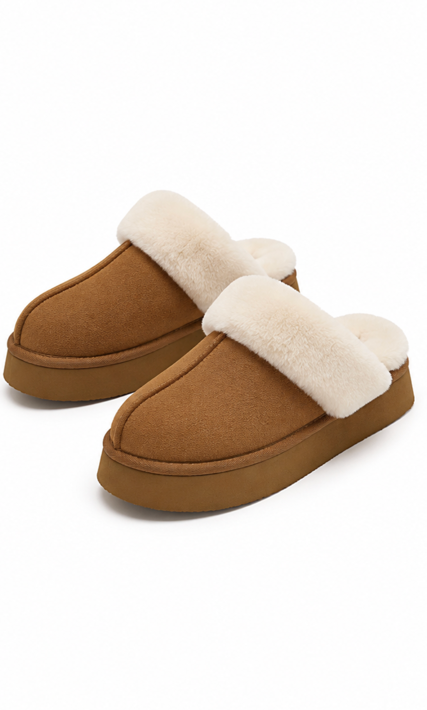Noémie | Chaussons Fourrure Peau de Mouton
