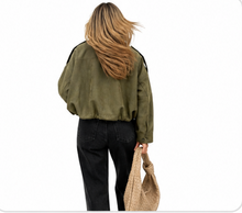 Élise | Veste Oversize Bombée - Kaki