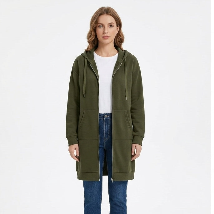 Daisy | Veste Longue à Capuche