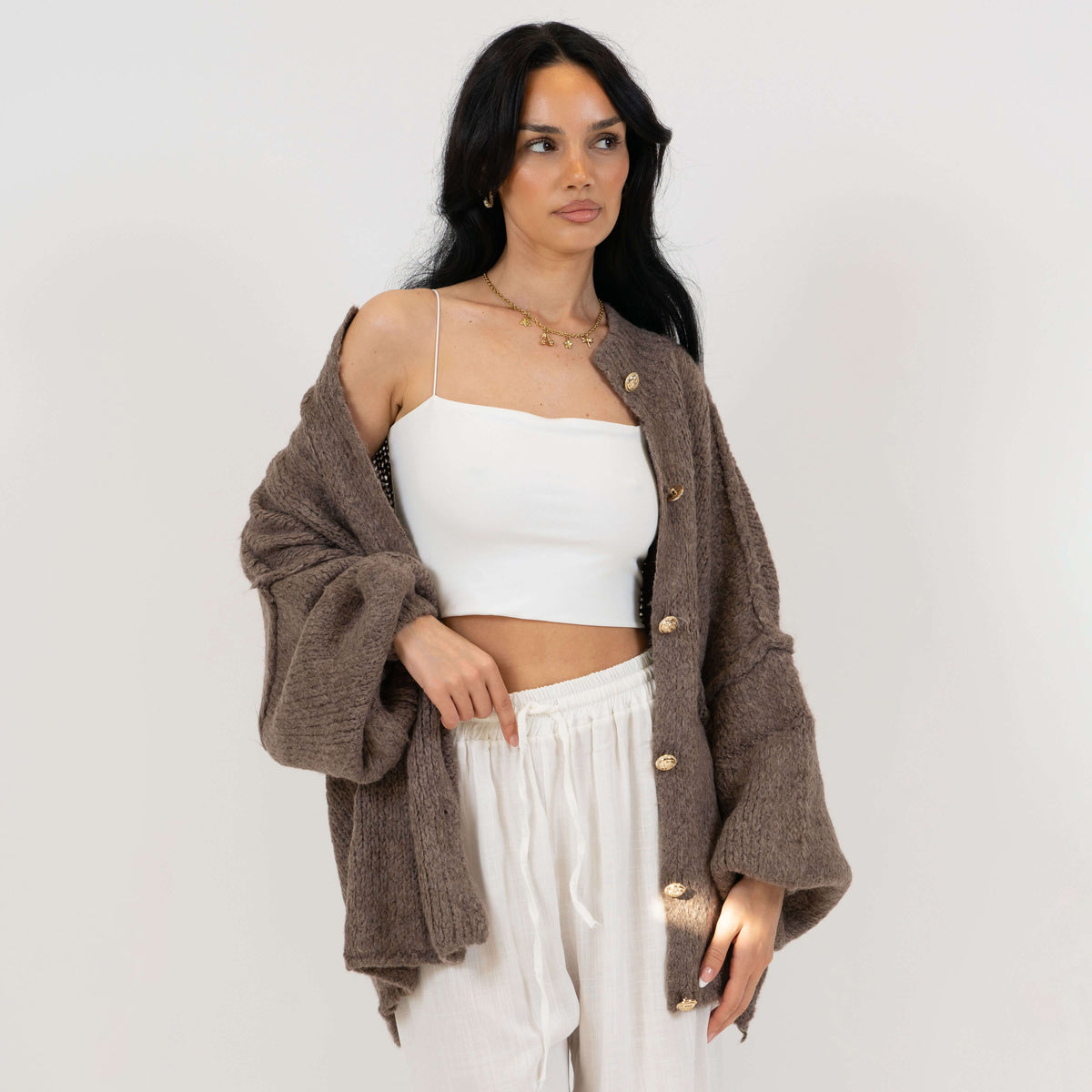 Gilet oversize « CozyGlam »