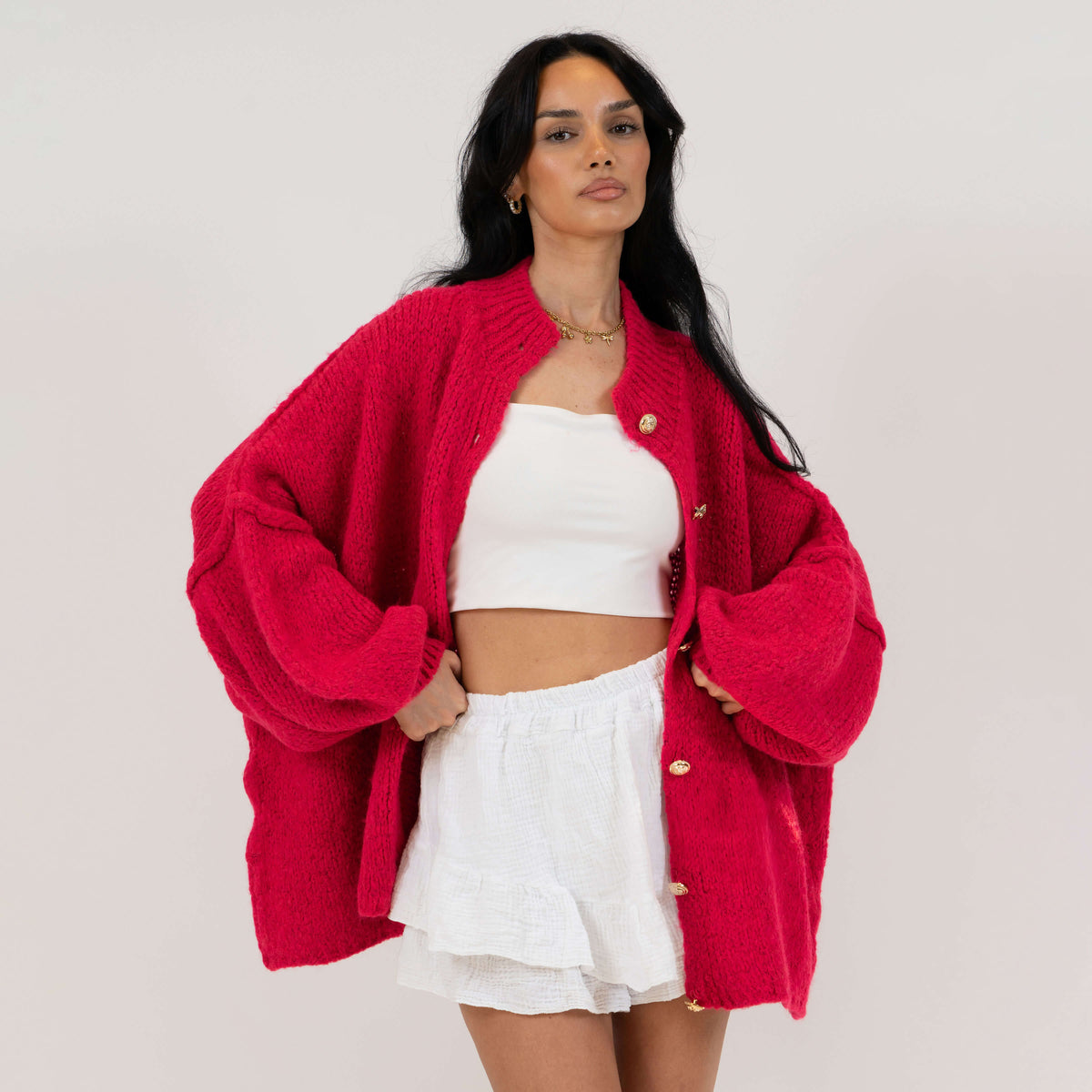 Gilet oversize « CozyGlam »