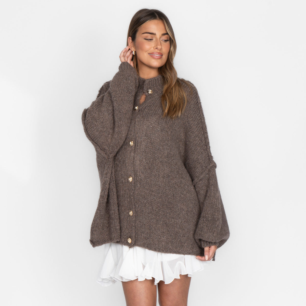 Gilet oversize « CozyGlam »