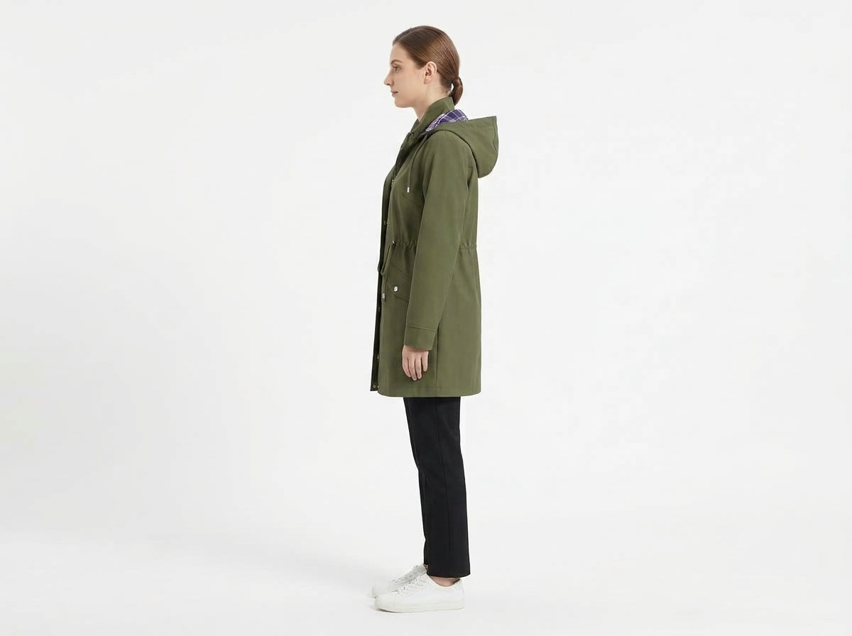 Apolline | Trench Long Imperméable 3-en-1