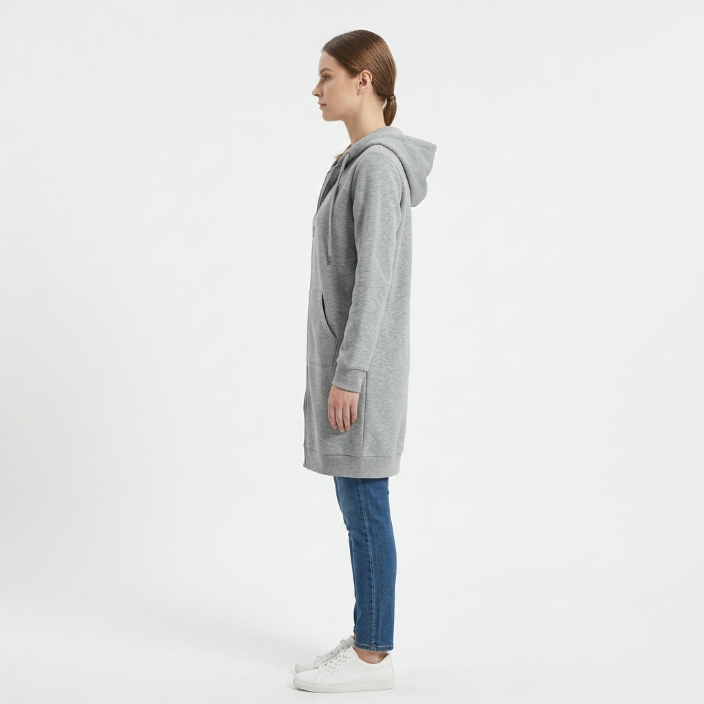 Daisy | Veste Longue à Capuche