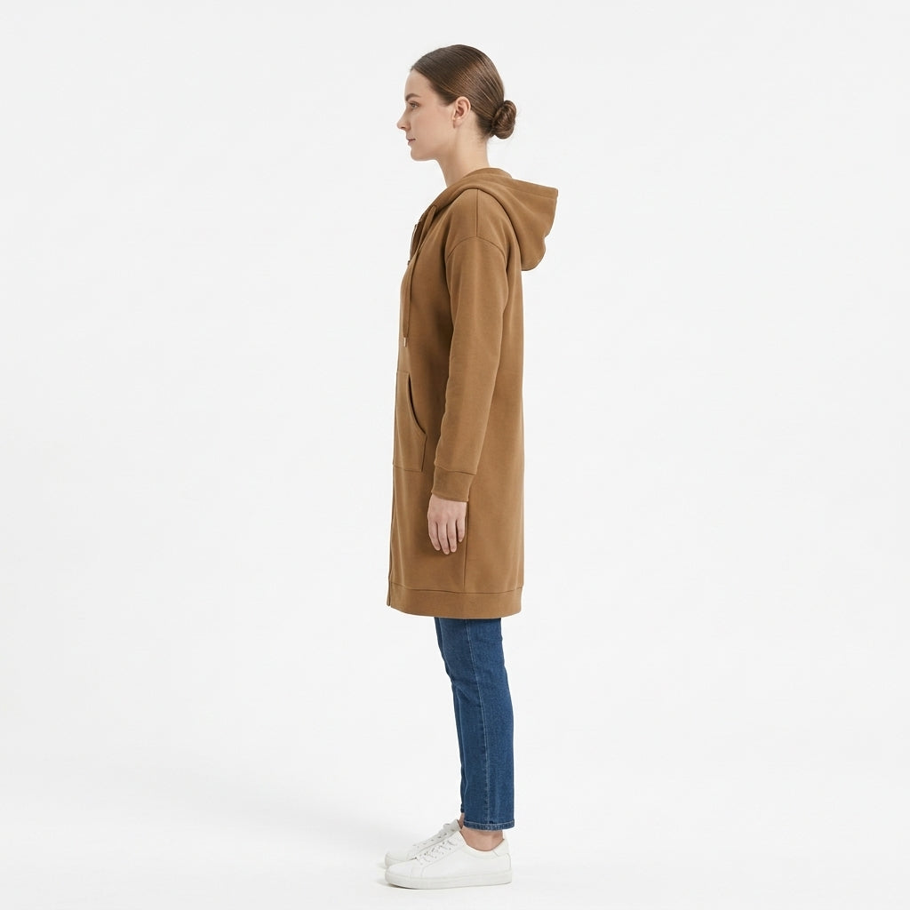 Daisy | Veste Longue à Capuche