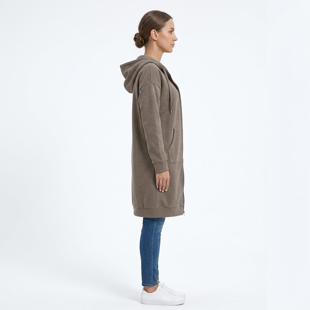 Daisy | Veste Longue à Capuche