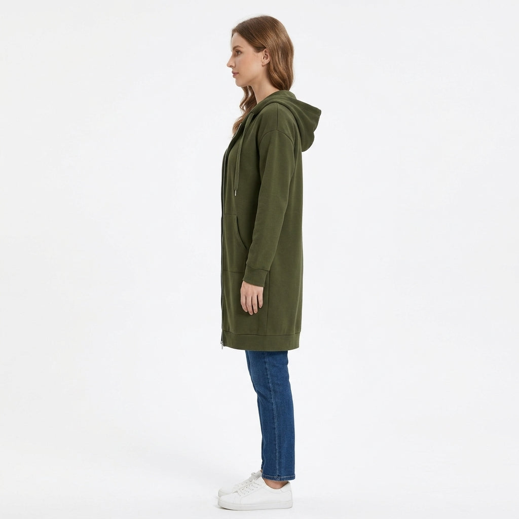 Daisy | Veste Longue à Capuche