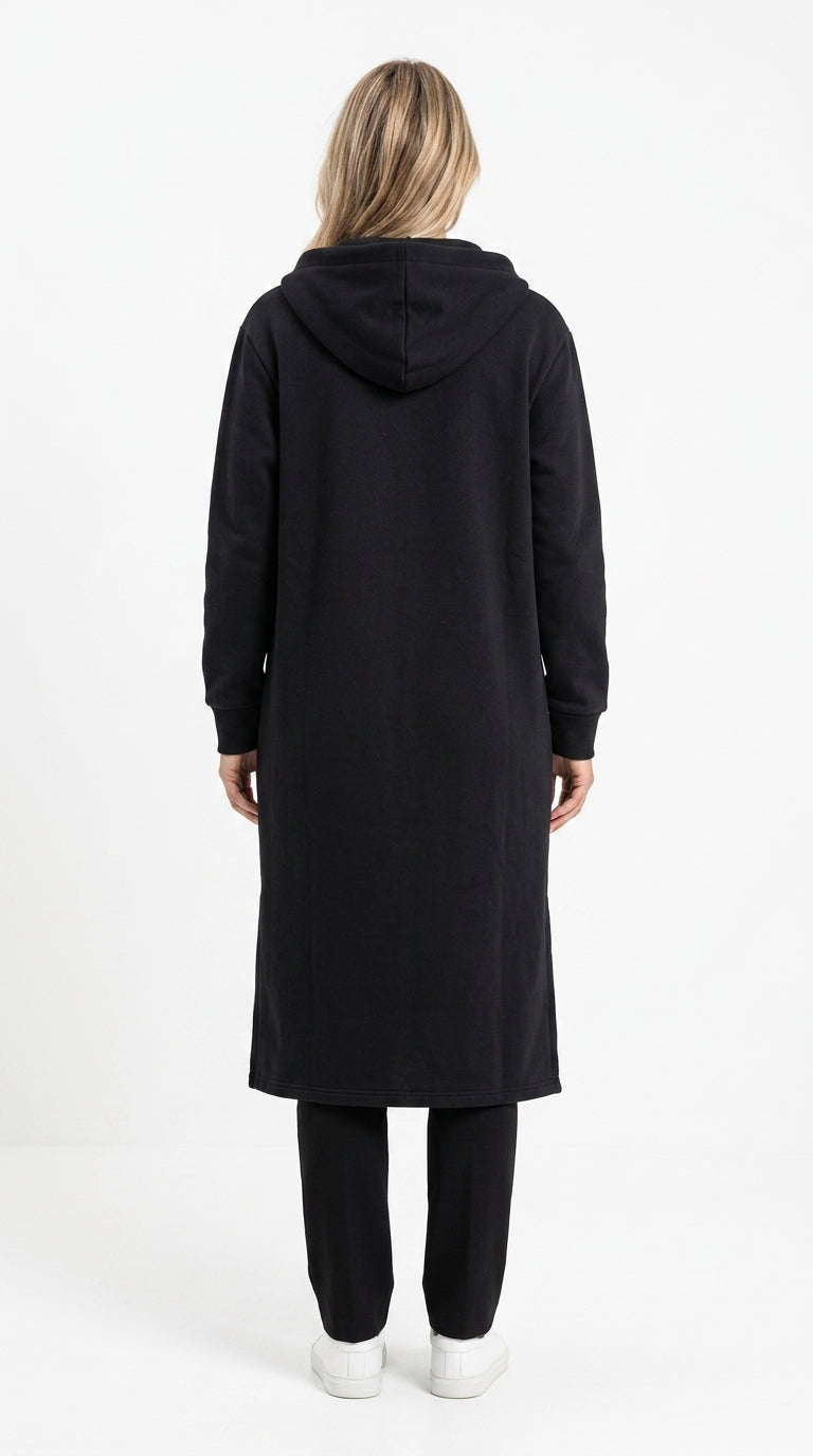 Maëlle | Manteau Sweat Oversize à Capuche