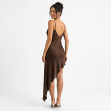 Célia | Robe Nuisette Satin Asymétrique