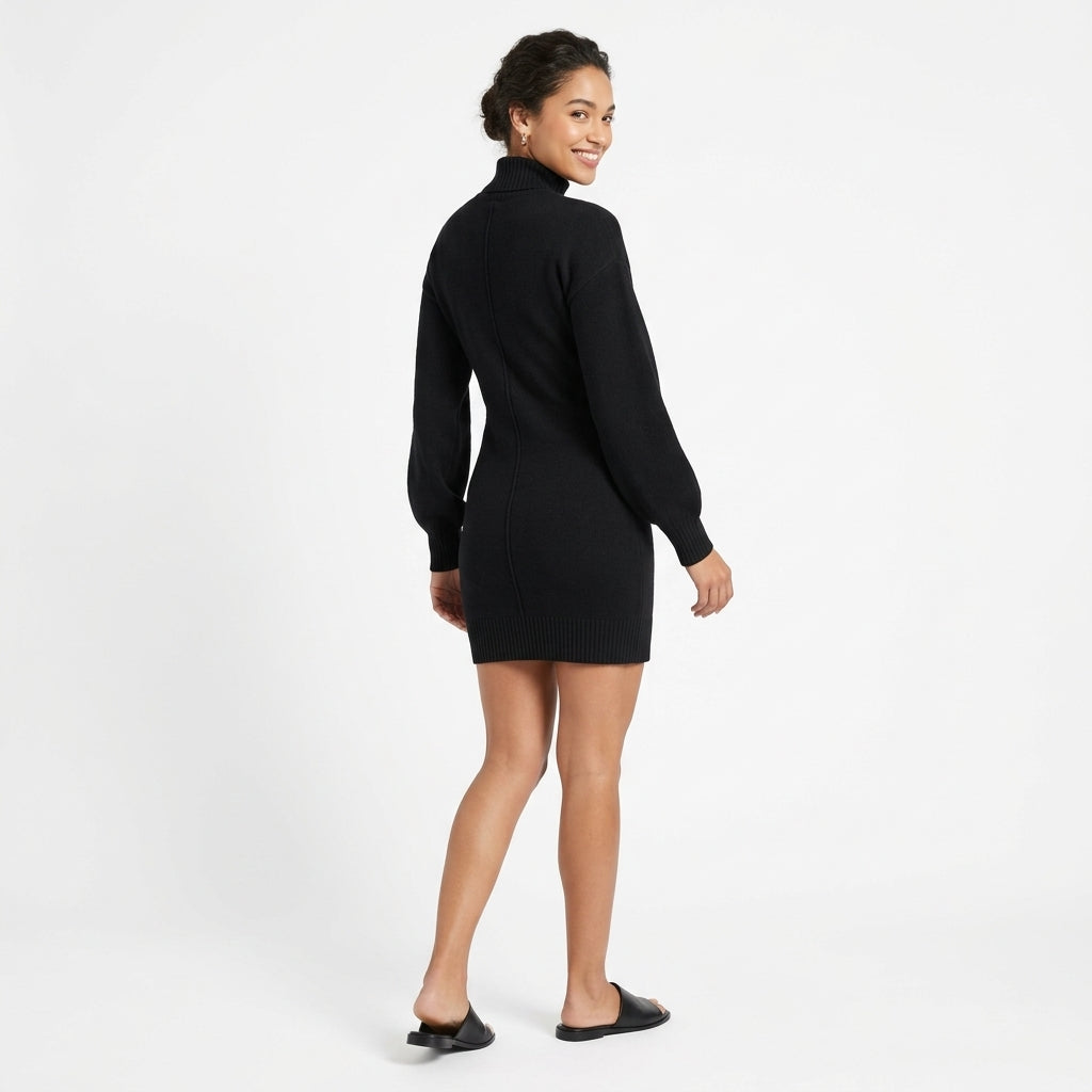 Colette | Robe Pull Col Montant