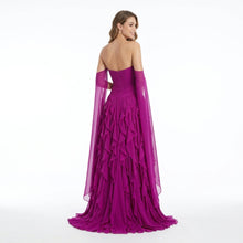 Éloïse | Robe de Soirée en Mousseline à Volants - Coloris Photo 2
