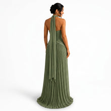 Sofia | Robe de Soirée Longue Satin - Vert