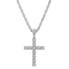 Axel | Collier Croix Zircon Chaîne Tennis UNISEX - Argenté