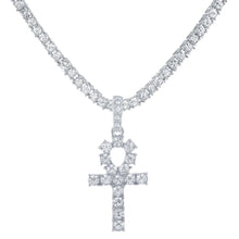 Axel | Collier Croix Zircon Chaîne Tennis UNISEX - Argenté
