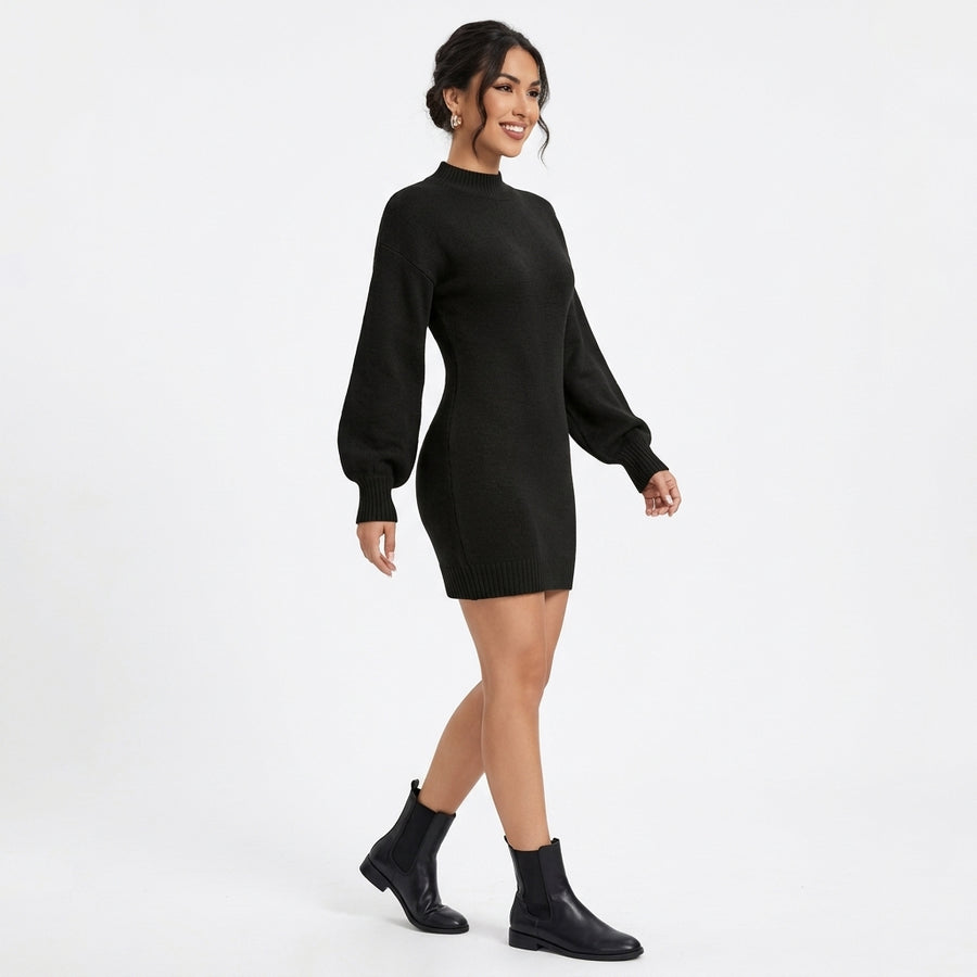Colette | Robe Pull Col Montant
