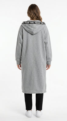 Maëlle | Manteau Sweat Oversize à Capuche