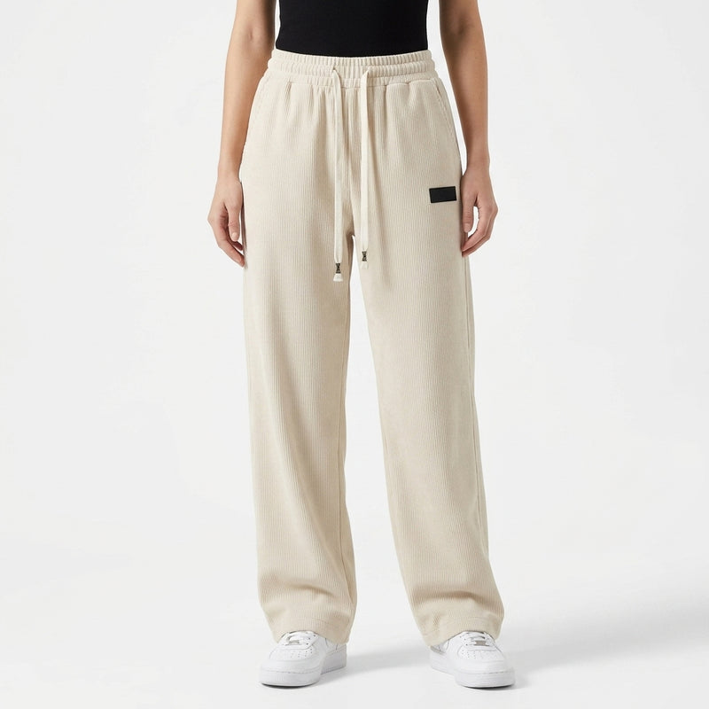 Éloïse | Pantalon Large en Velours Côtelé