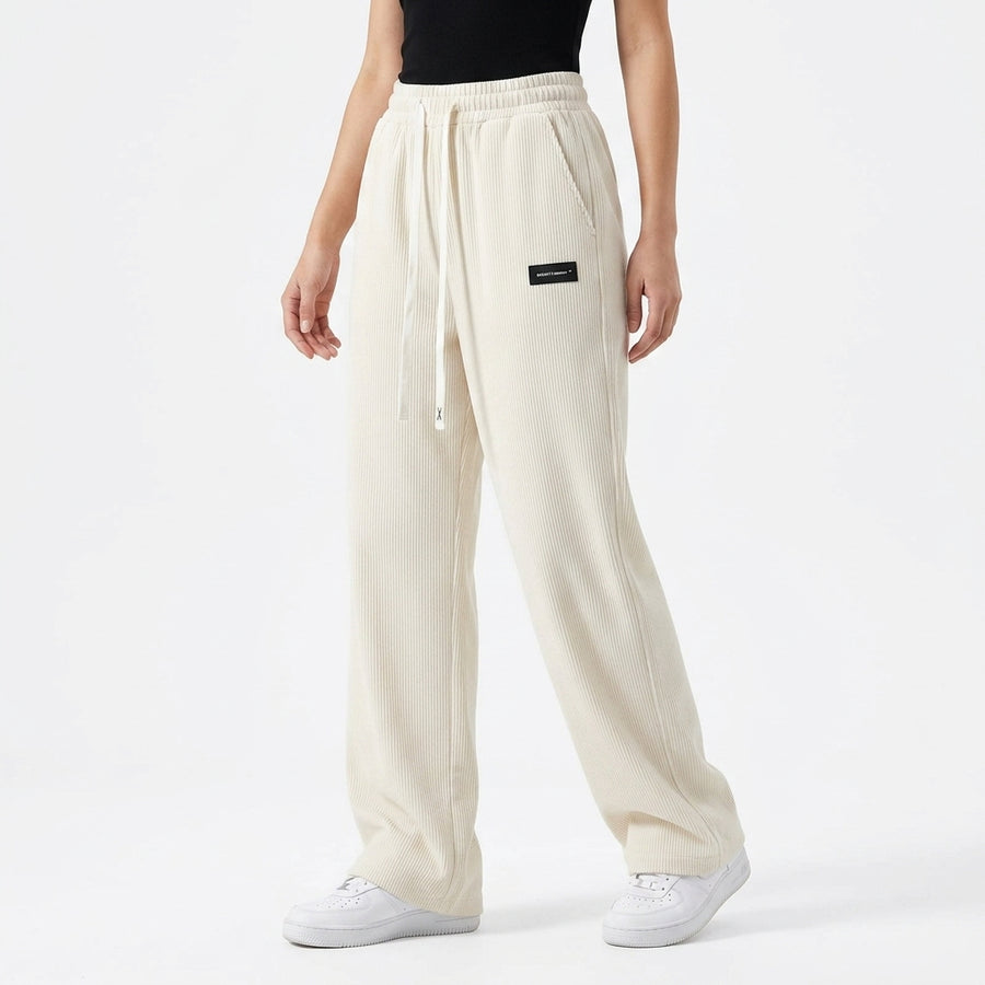 Éloïse | Pantalon Large en Velours Côtelé