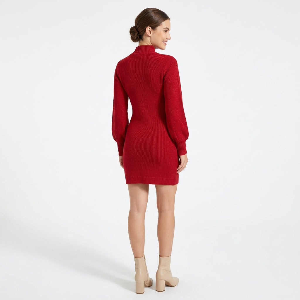 Colette | Robe Pull Col Montant