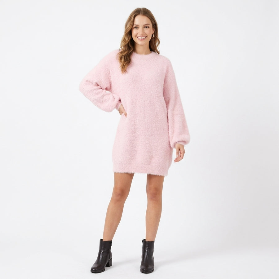 Aurore | Robe Pull Oversize Manches Chauve-Souris