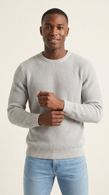 Lucas | Pull Gaufré Décontracté