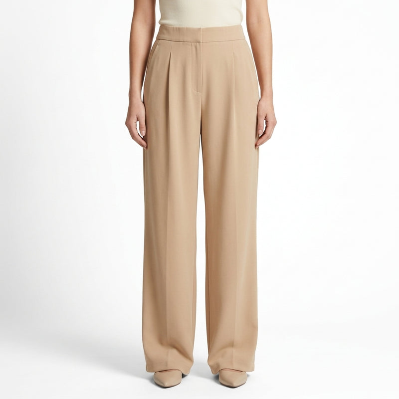 Camille | Pantalon Large Taille Haute