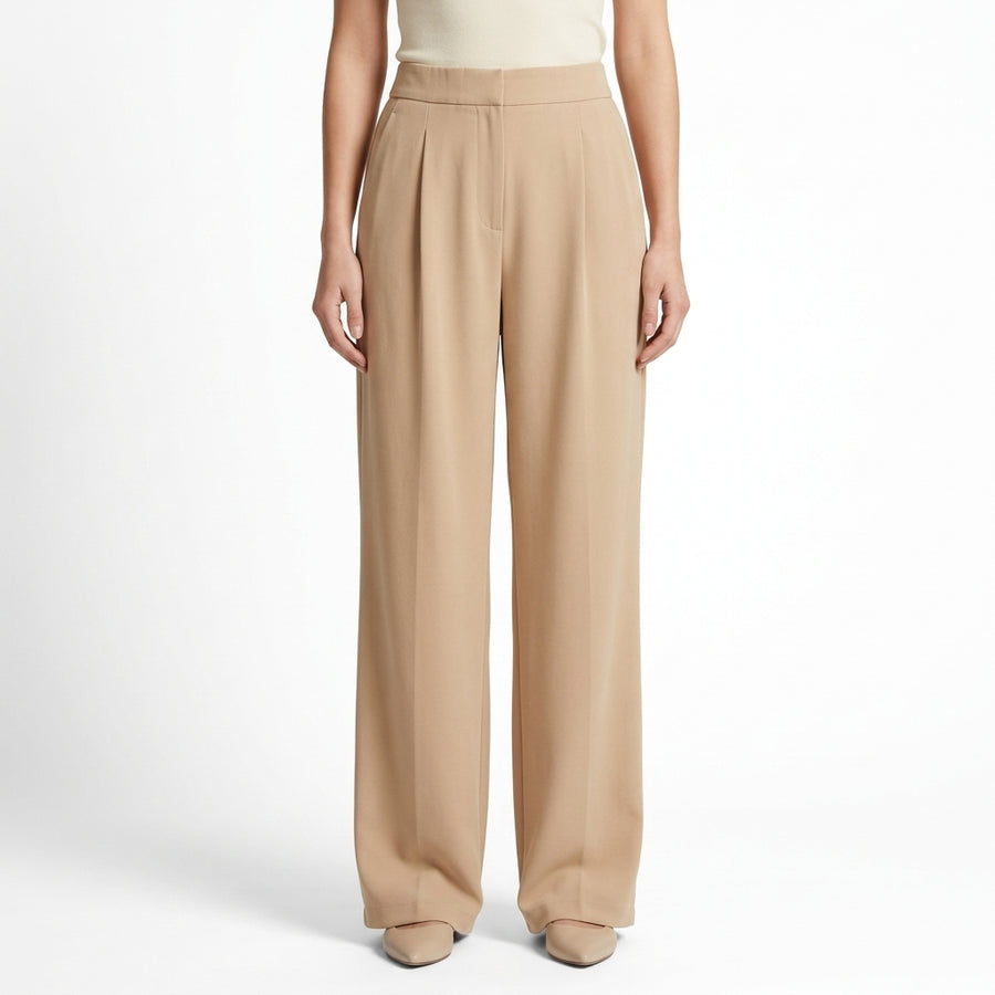 Camille | Pantalon Large Taille Haute