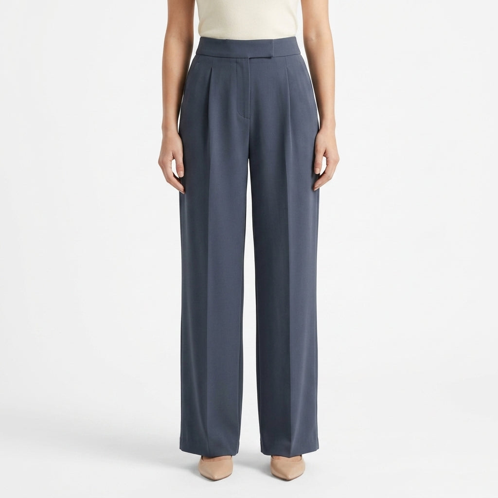 Camille | Pantalon Large Taille Haute
