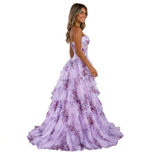 Flora | Robe Longue Florale Plissée - Lavande Florale