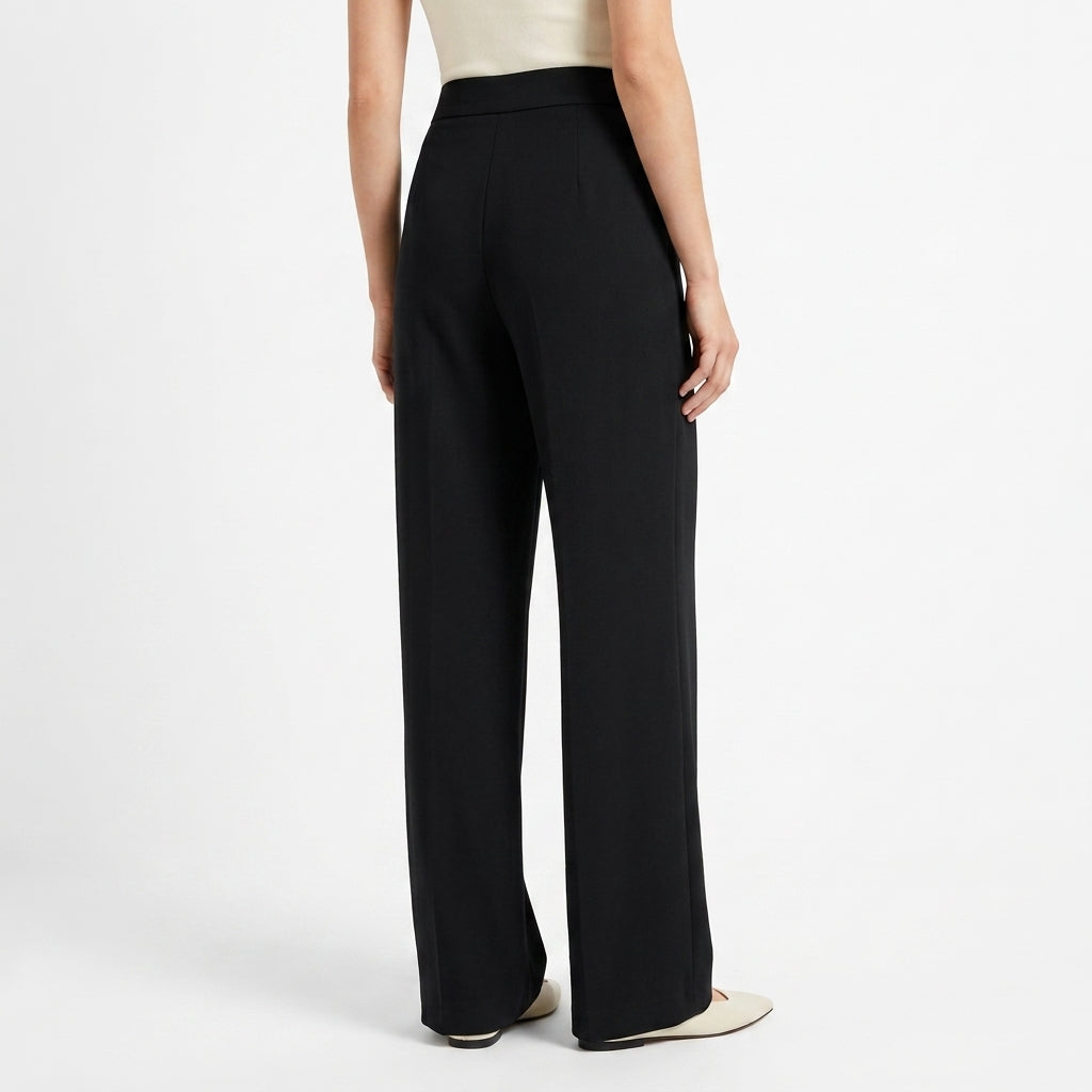 Camille | Pantalon Large Taille Haute