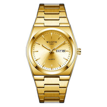 Louis | Montre Homme Acier Date & Jour - Doré