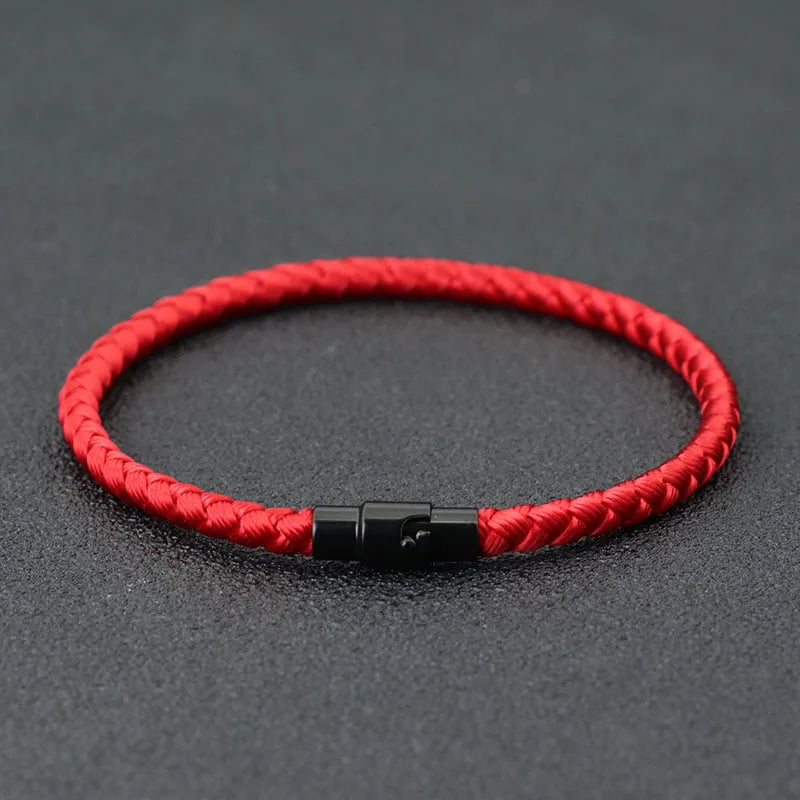 Sacha | Bracelet Cordon Porte-Bonheur - Rouge
