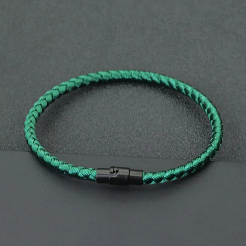 Sacha | Bracelet Cordon Porte-Bonheur - Vert