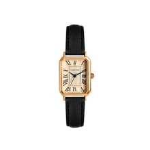 Éléonore | Montre Femme Cadran Carré Cuir Marron