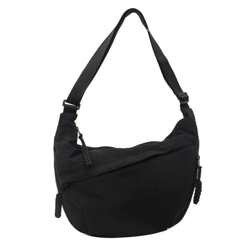 Manon | Sac Besace Souple pour Femme - Noir